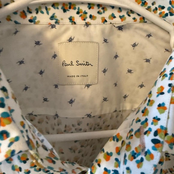 Paul Smith S/C tailored shirt NG72PW colour 01 M1R-800P-HO1627 multicolor new - Picture 4 of 6